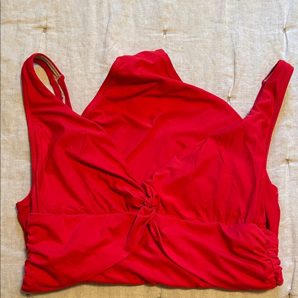 J. Crew Bright Red Kids Bodysuit - Picture 4 of 4